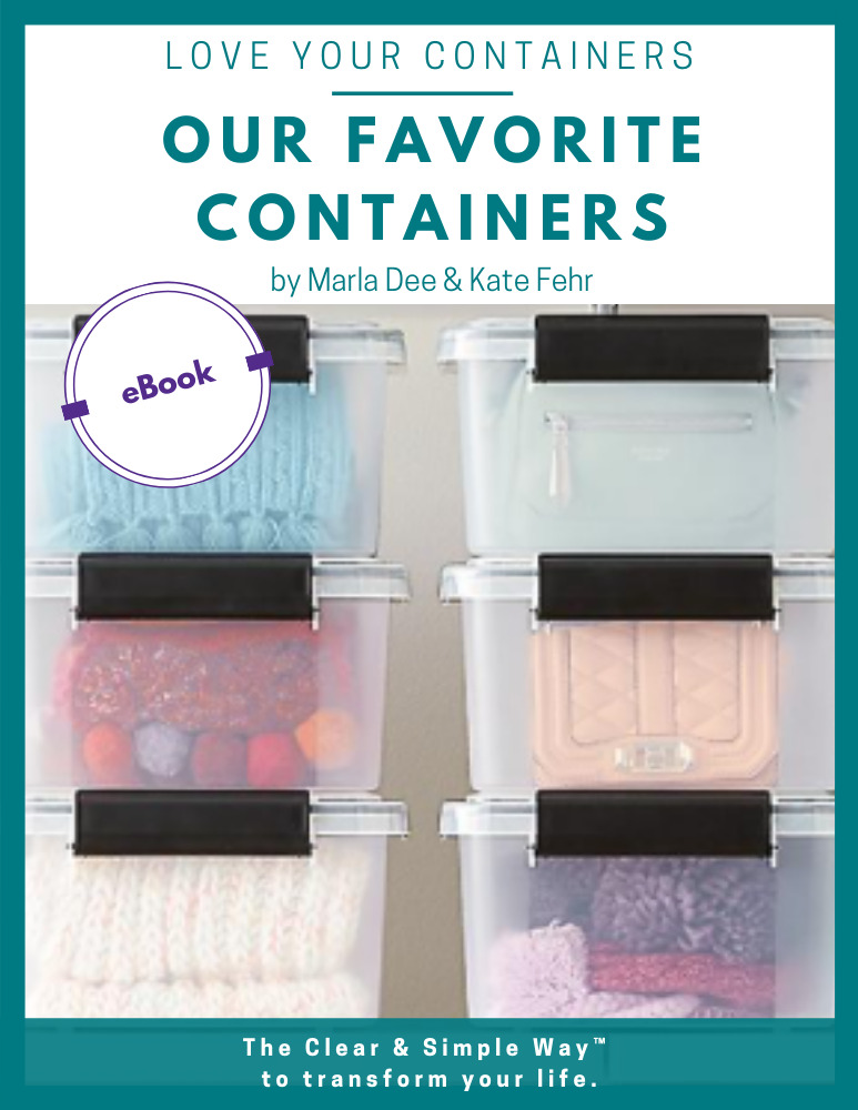Clear & Simple, SEE IT. MAP IT. DO IT., Marla Dee, Kate Fehr, Our Favorite Containers