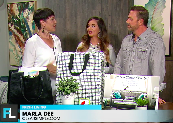 Clear & SIMPLE, Marla Dee, KUTV Fresh Living, How to Clear Clutter